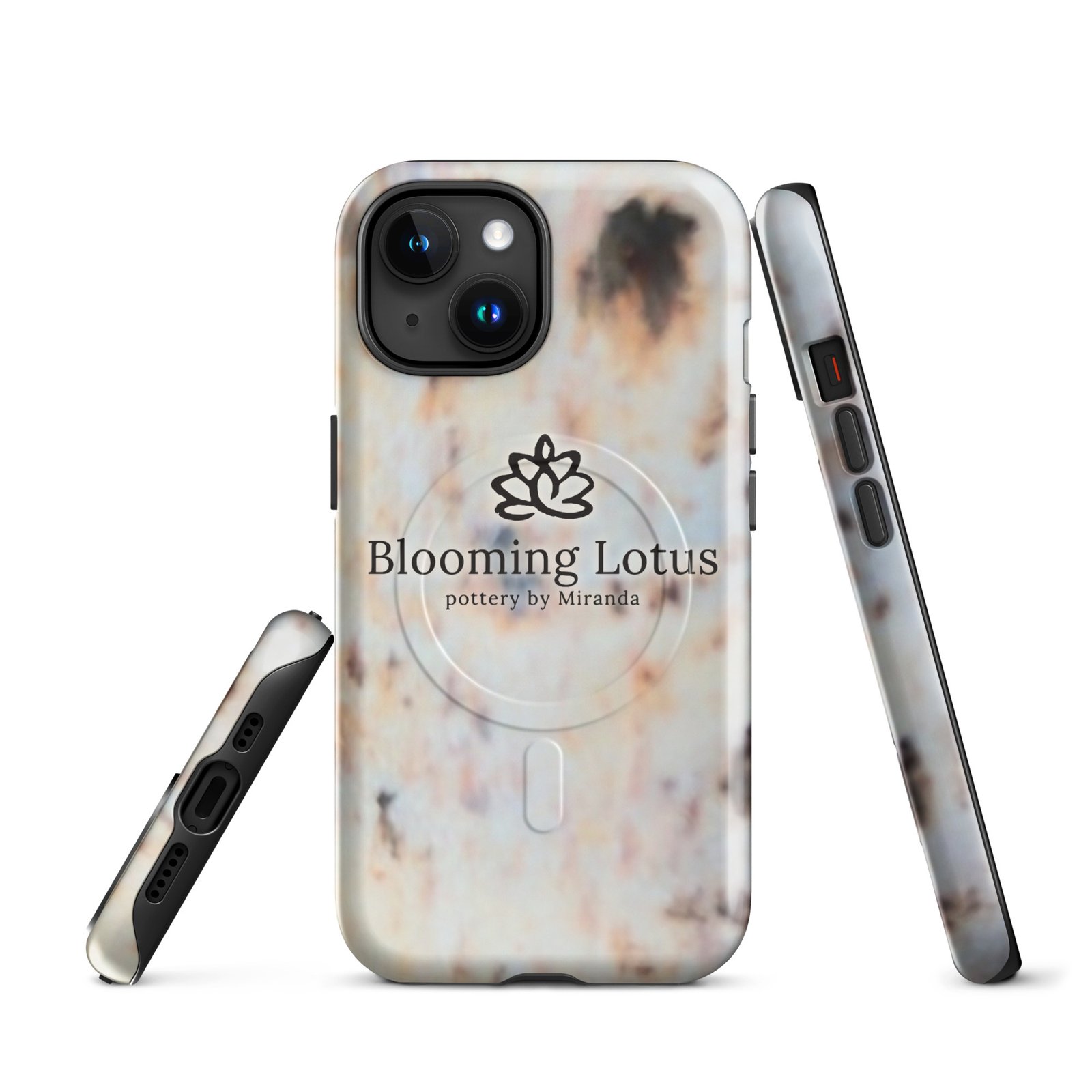 Blue Speckle MagSafe Phone Case