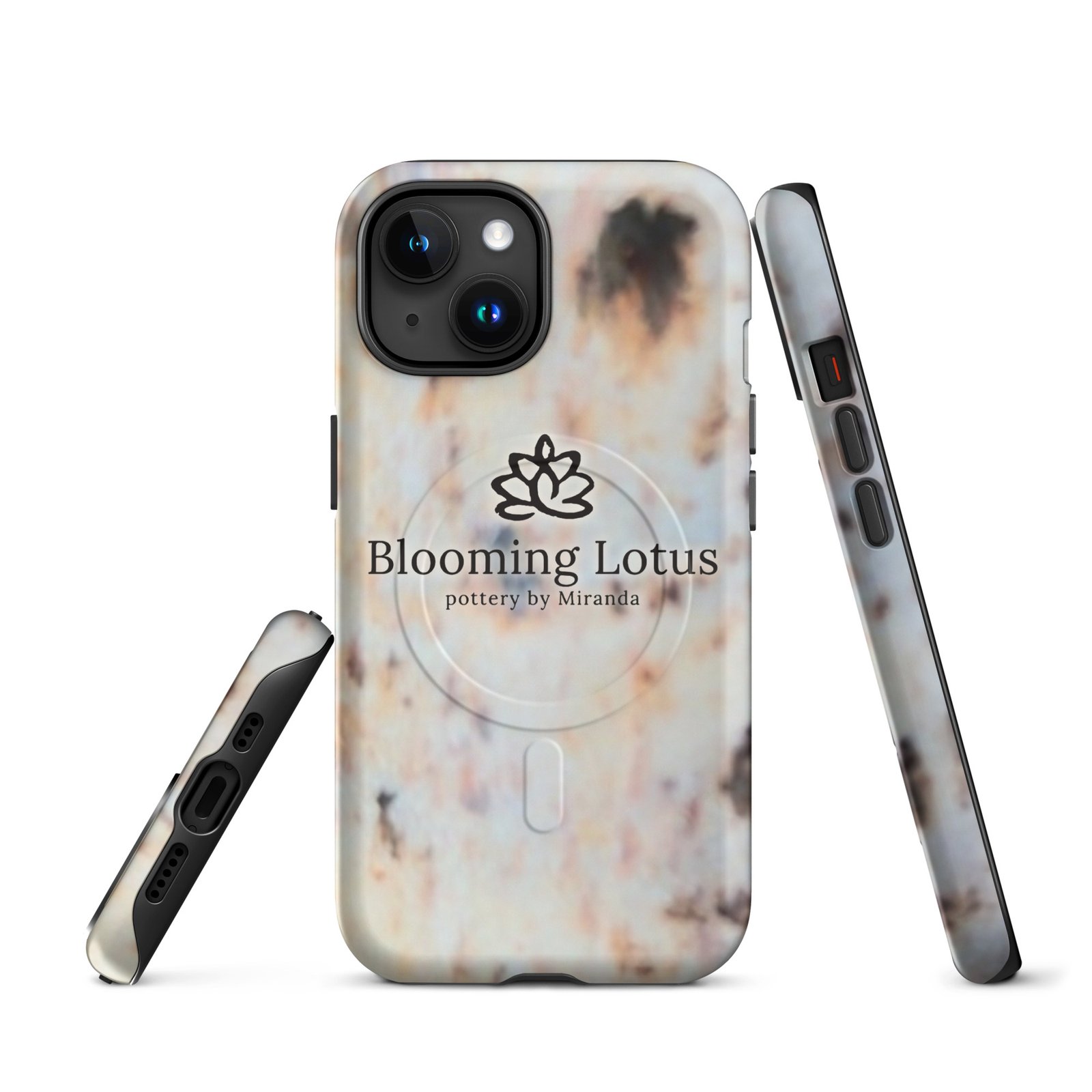 Blue Speckle MagSafe Phone Case - Image 2